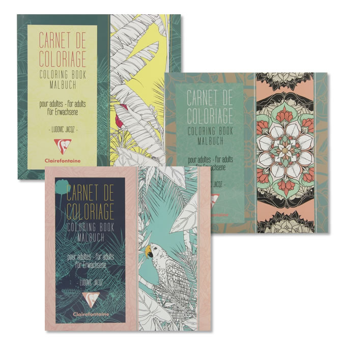 Coloring Books for Grownups Coloring Books for Adults Clairefontaine