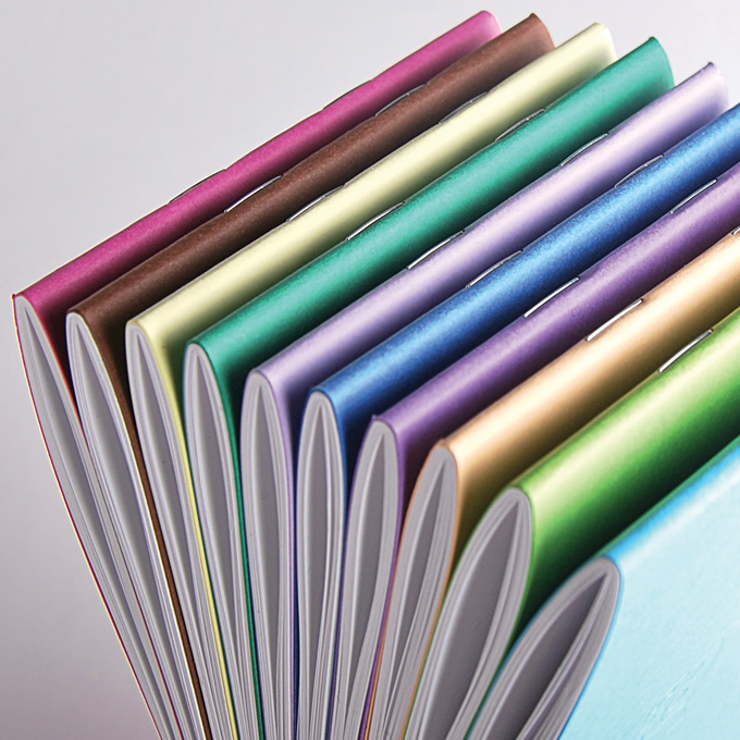 Exact Clairefontaine 29.7 x 42 cm/ 90 g CrokBook Staplebound Sketchbook in Assorted Colours 