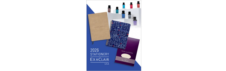 2026 Exaclair Statonery Catalog
